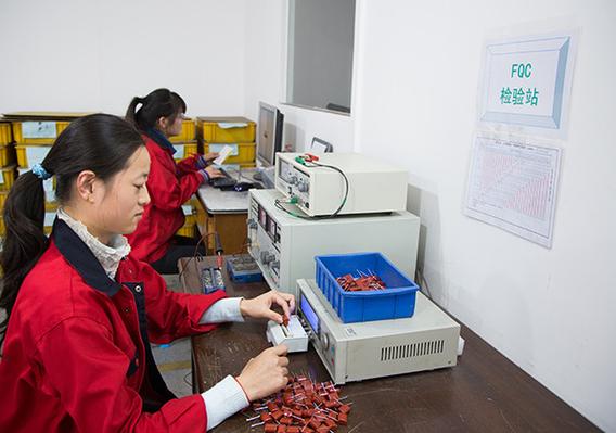 工厂实拍图科雅电子产品检测部门薄膜电容生产设备科雅生产工厂拥有
